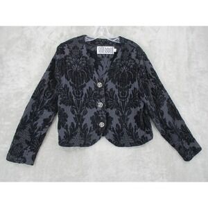Vintage Silverado Jacket Womens XS New Mexico Damask Burnout Velvet Southwestern